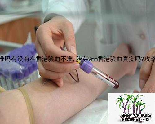 怀孕去香港验血准吗有没有在香港验血不准,胎芽9mm香港验血真实吗?攻略及流程